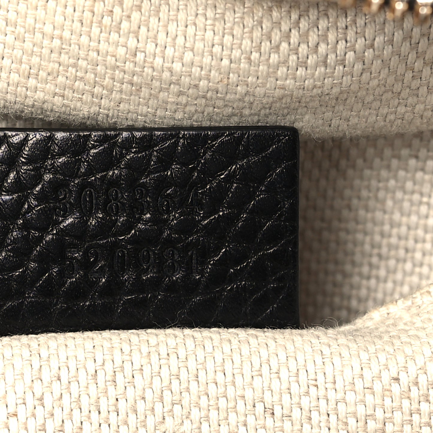 Pebbled Calfskin Small Soho Disco Bag Black