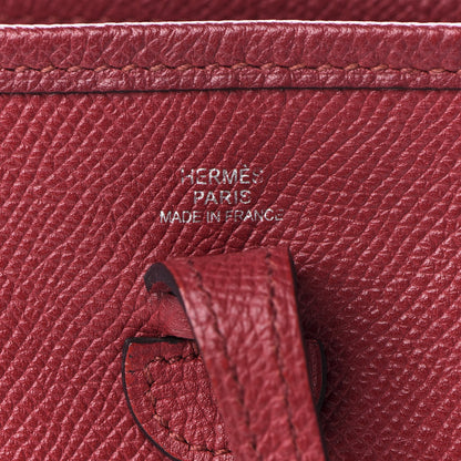 Hermes Epsom Evelyne TPM Rouge Grenat 6 of 11
