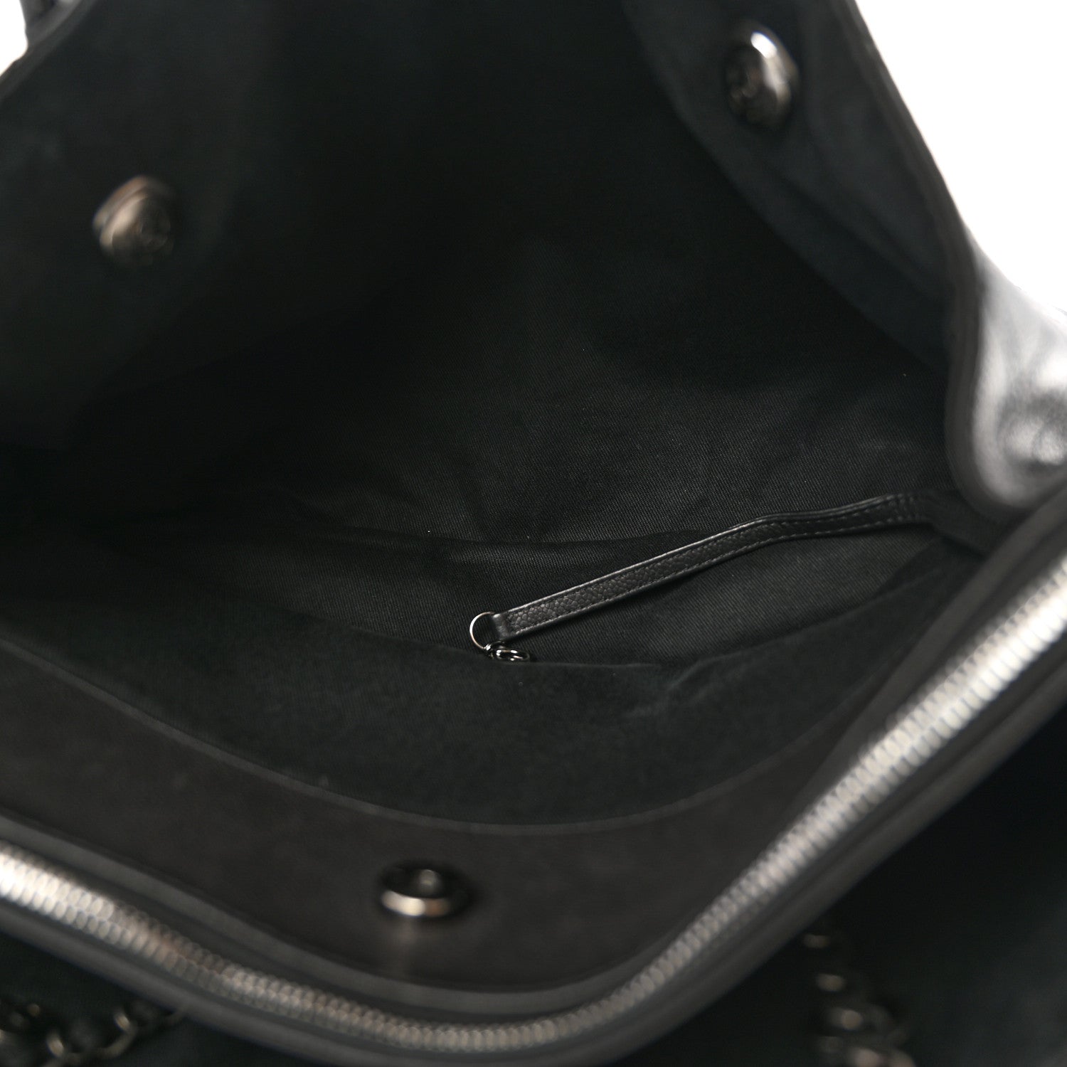 Chanel Grained Vegetal Calfskin Urban Shopping Tote Black 5 of 15