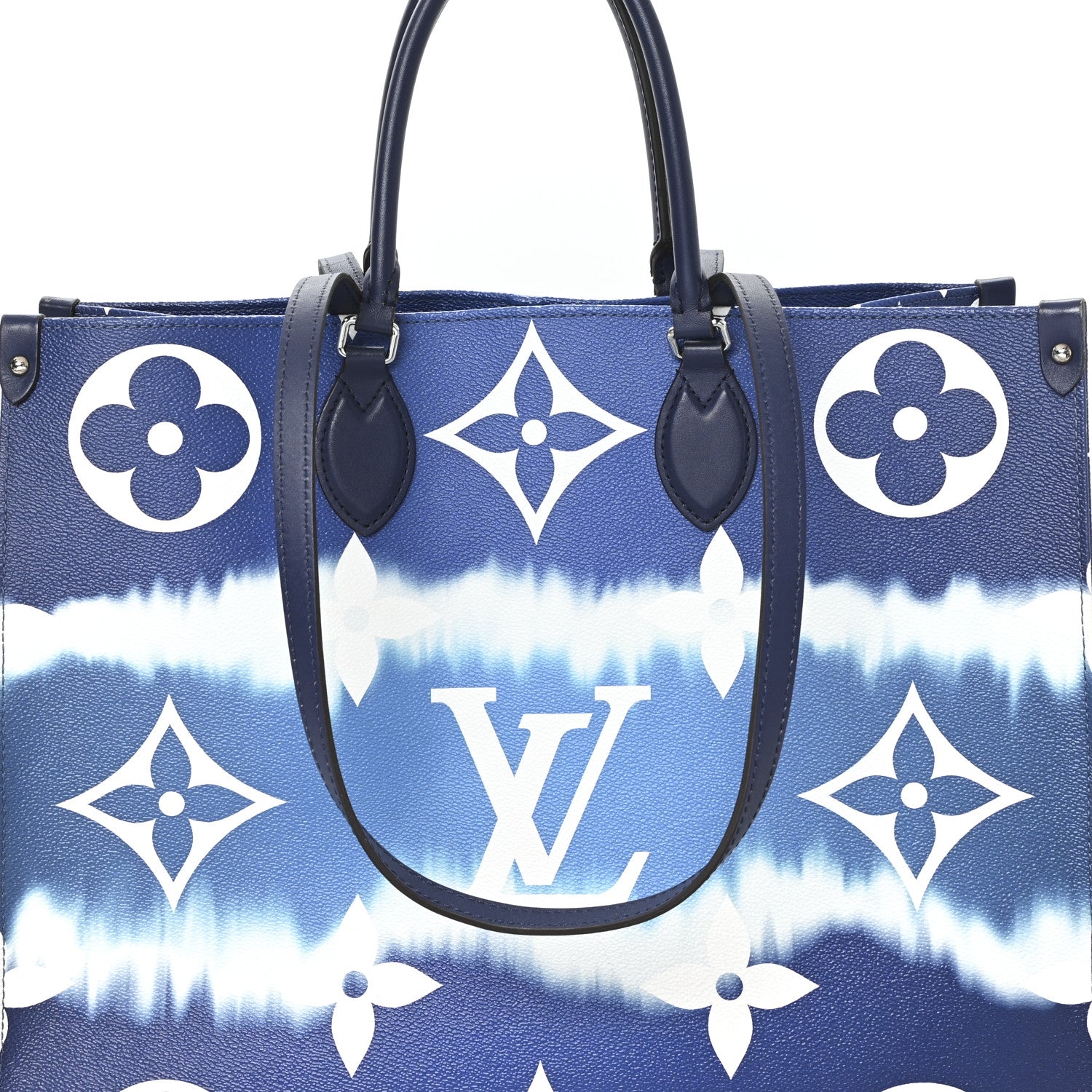 Louis Vuitton Monogram Escale Onthego GM Blue 7 of 9