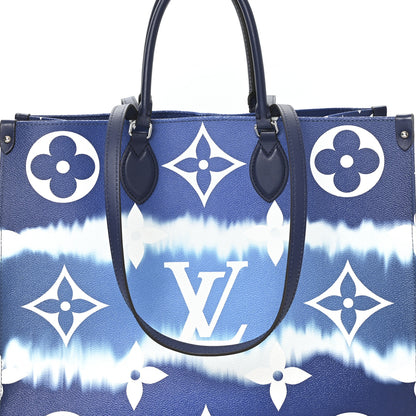 Louis Vuitton Monogram Escale Onthego GM Blue 7 of 9