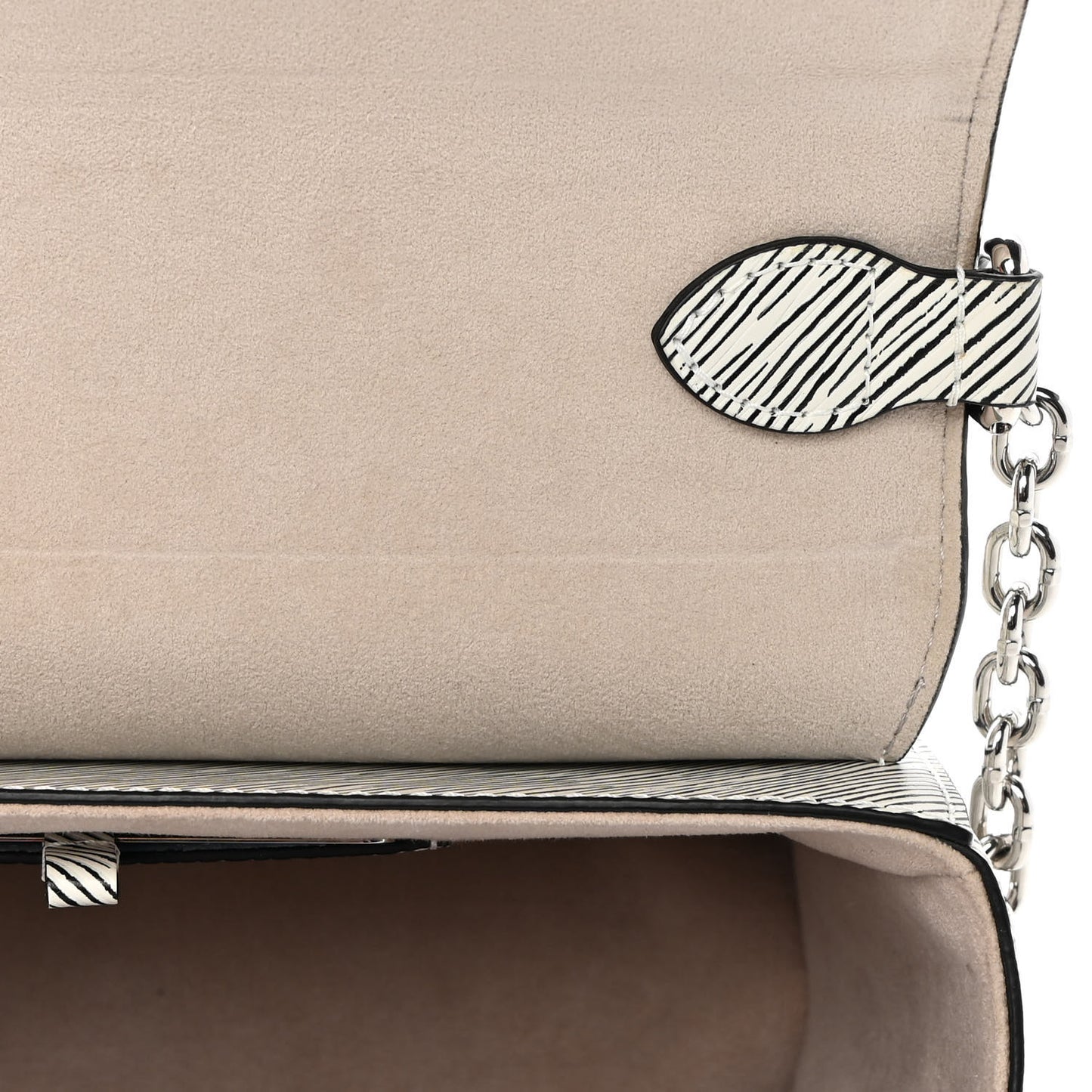 Epi Azteque Twist Shoulder Bag MM White