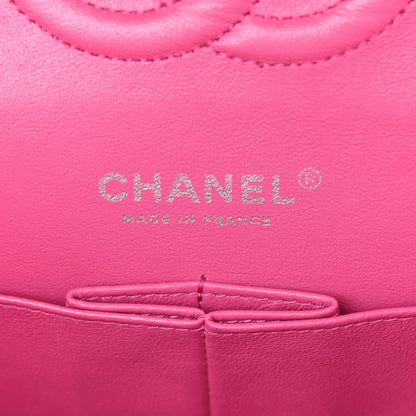 Chanel Caviar Quilted Medium Double Flap Dark Pink 6 of 14