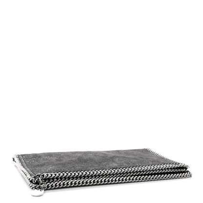 Stella McCartney Shaggy Deer Falabella Fold Over Clutch Black 4 of 11