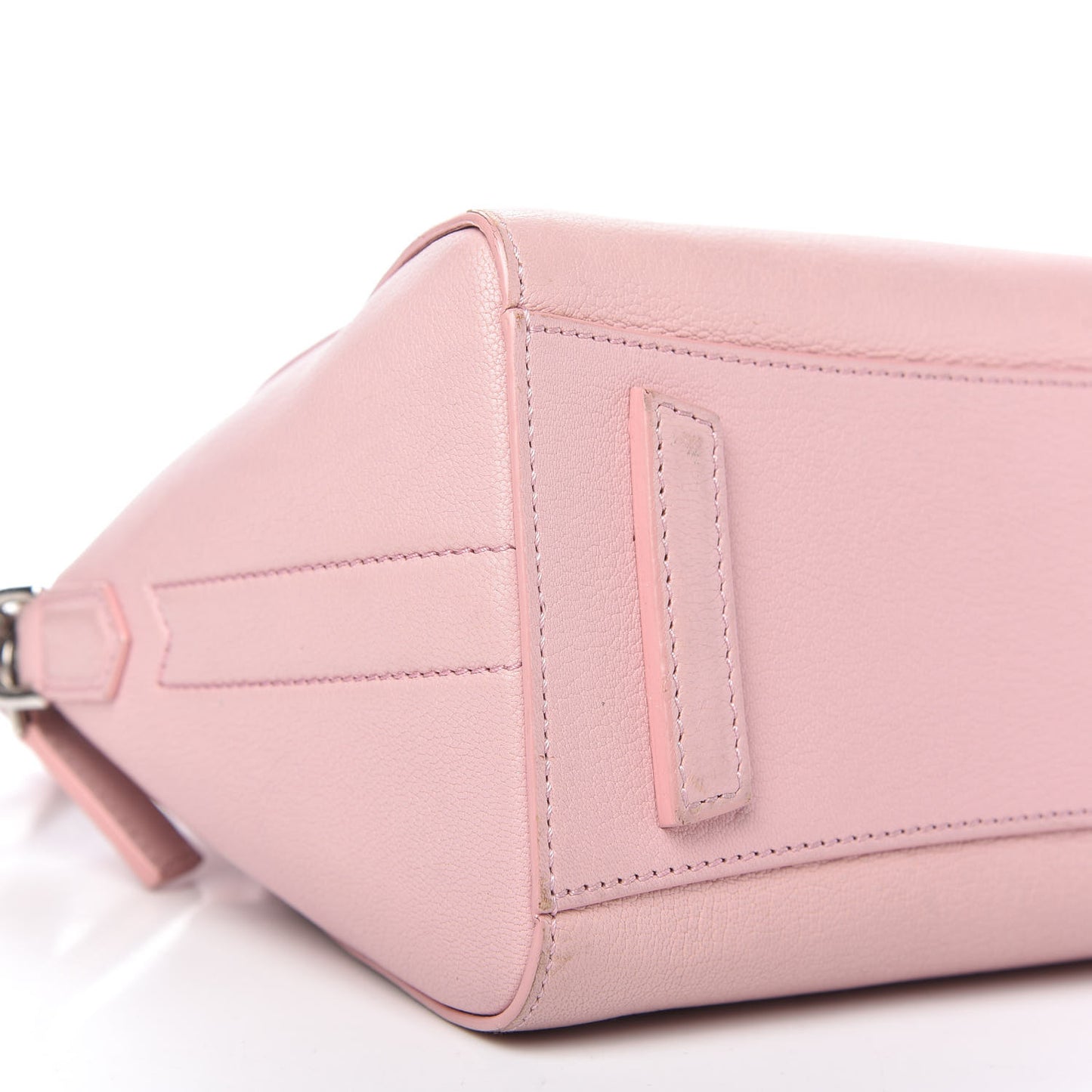 Sugar Goatskin Mini Antigona Pale Pink