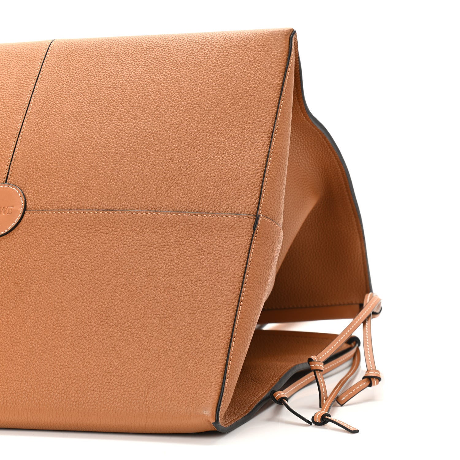 Loewe Grained Calfskin Cushion Tote Tan 9 of 9