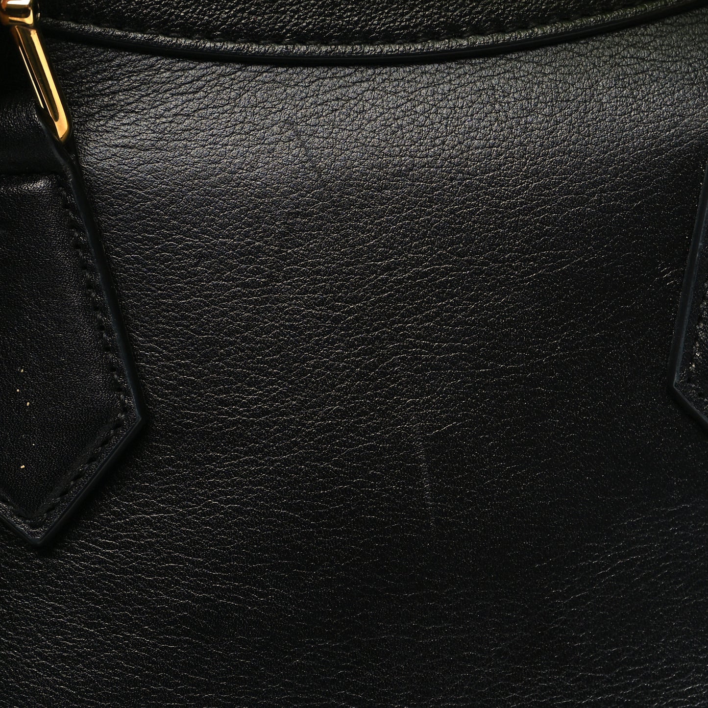 Calfskin Small Diana Tote Bag Black Yellow Fluo