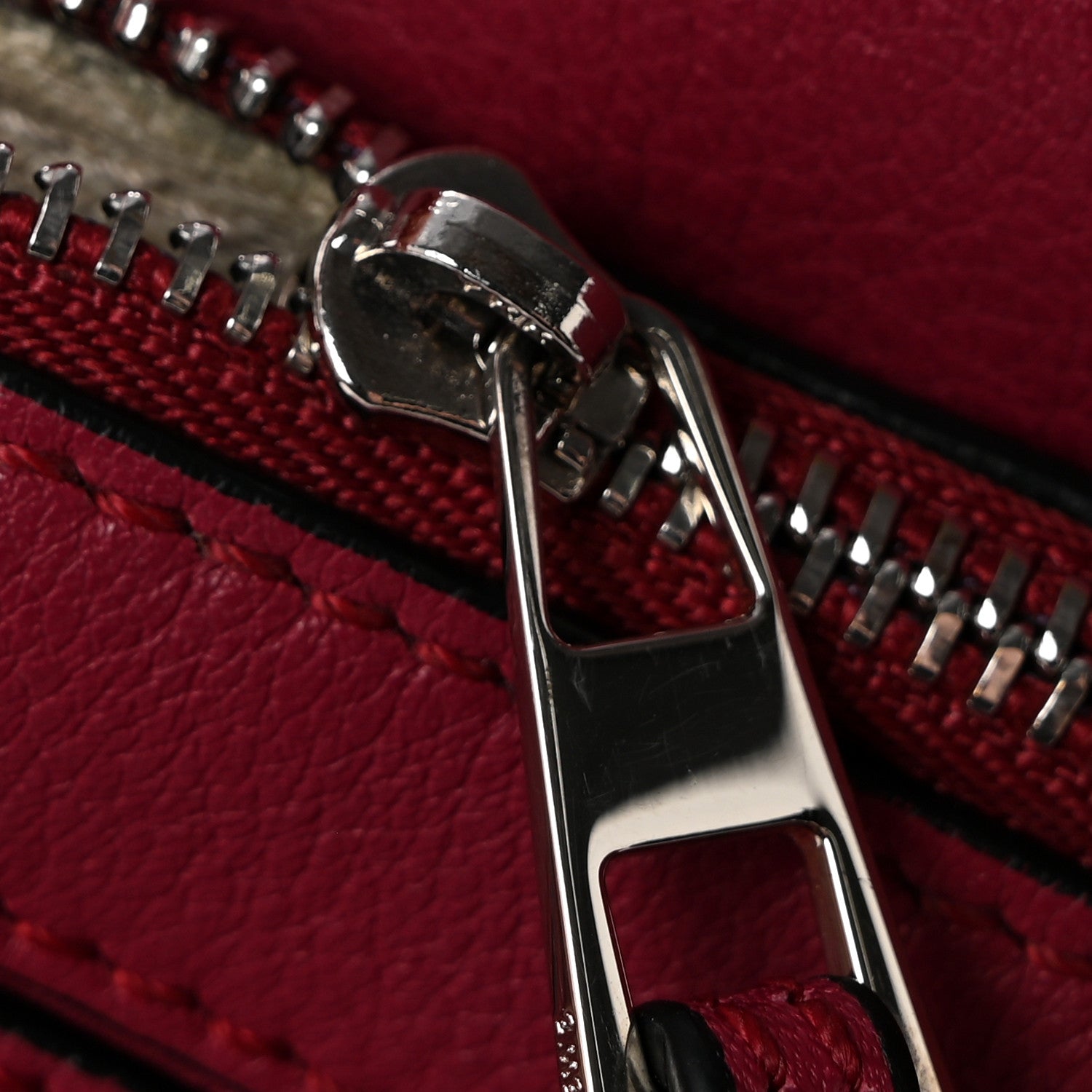 Loewe Calfskin Mini Puzzle Bag Raspberry 11 of 13