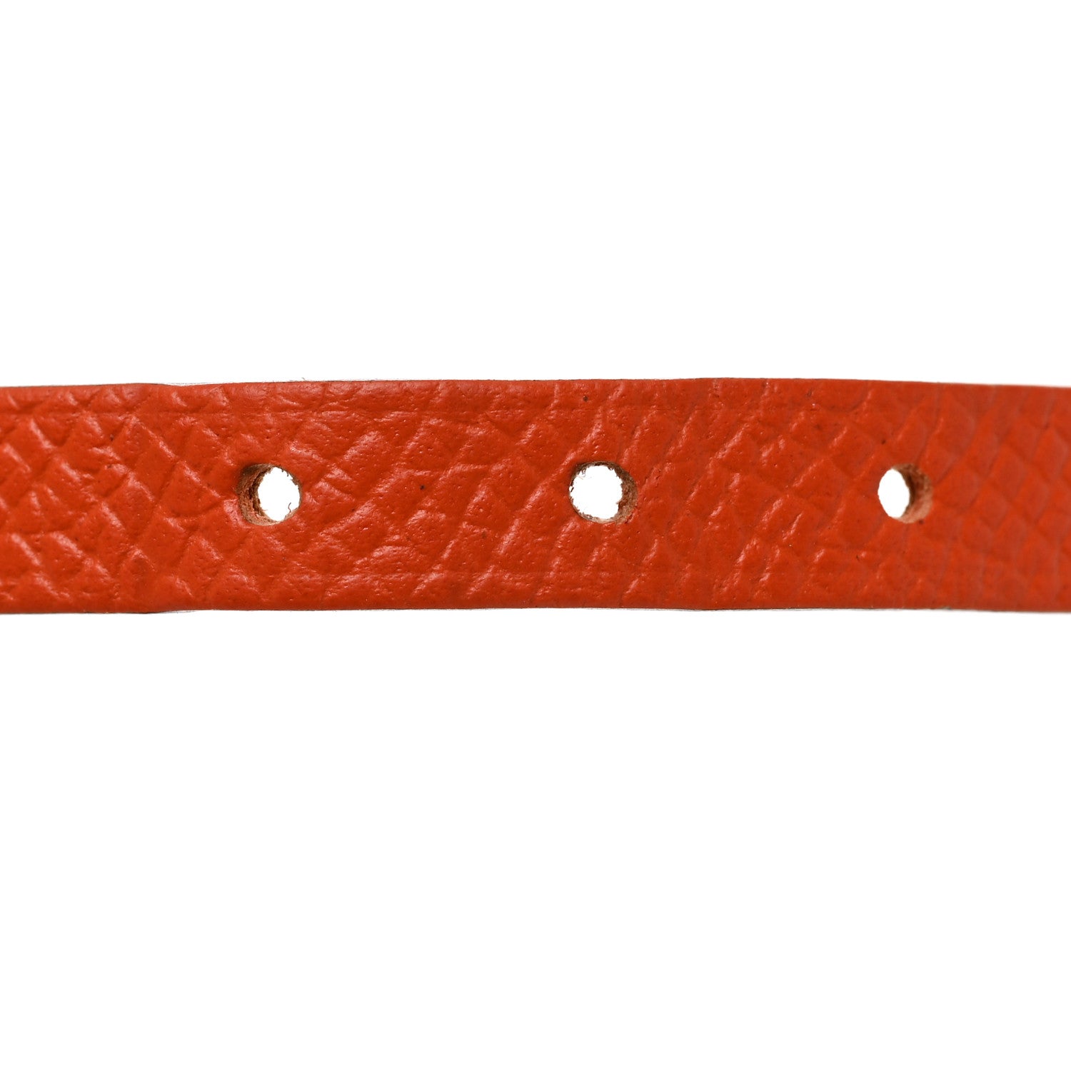 Hermes Epsom Swift Behapi Double Tour Reversible Bracelet XS Orange Gold 7 of 7