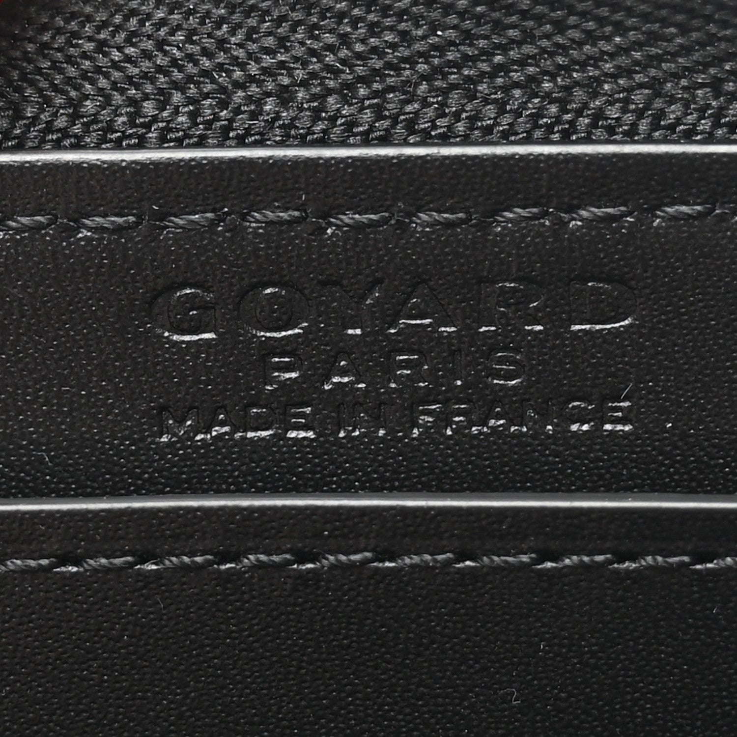 Goyard Goyardine Matignon PM Wallet Black 7 of 7