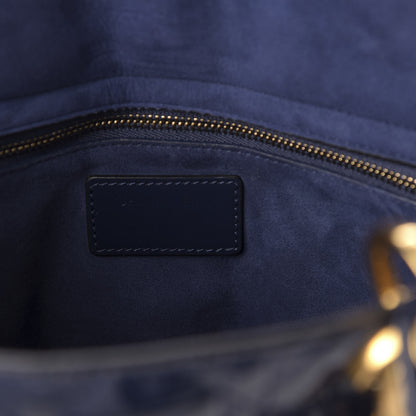 Christian Dior Patent Cannage Medium Lady Dior Navy Blue 6 of 9