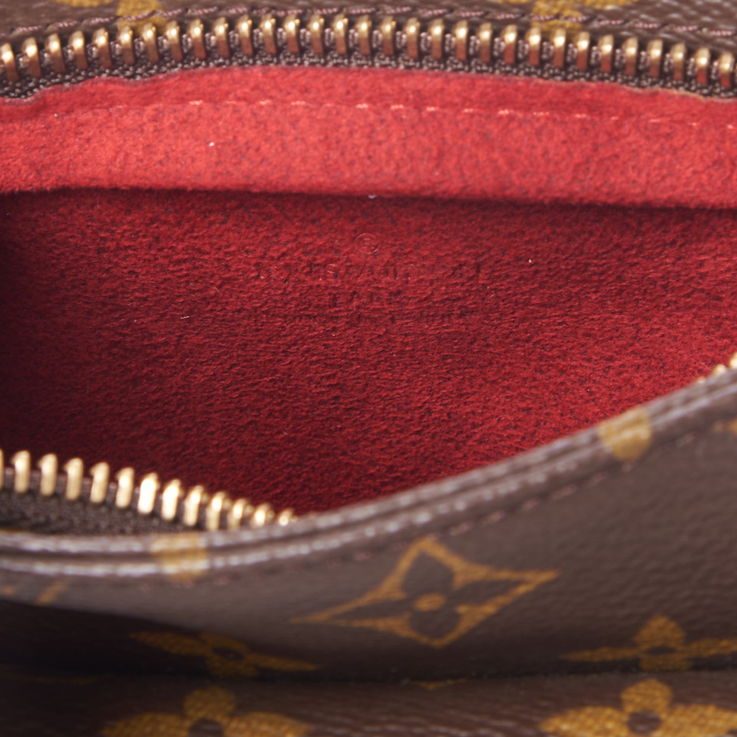 Monogram Partition Wristlet