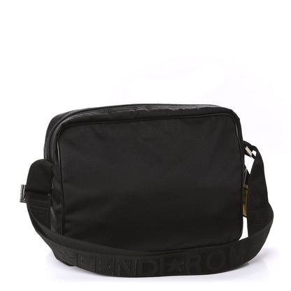 Fendi Nylon Vitello Messenger Bag Black 3 of 10