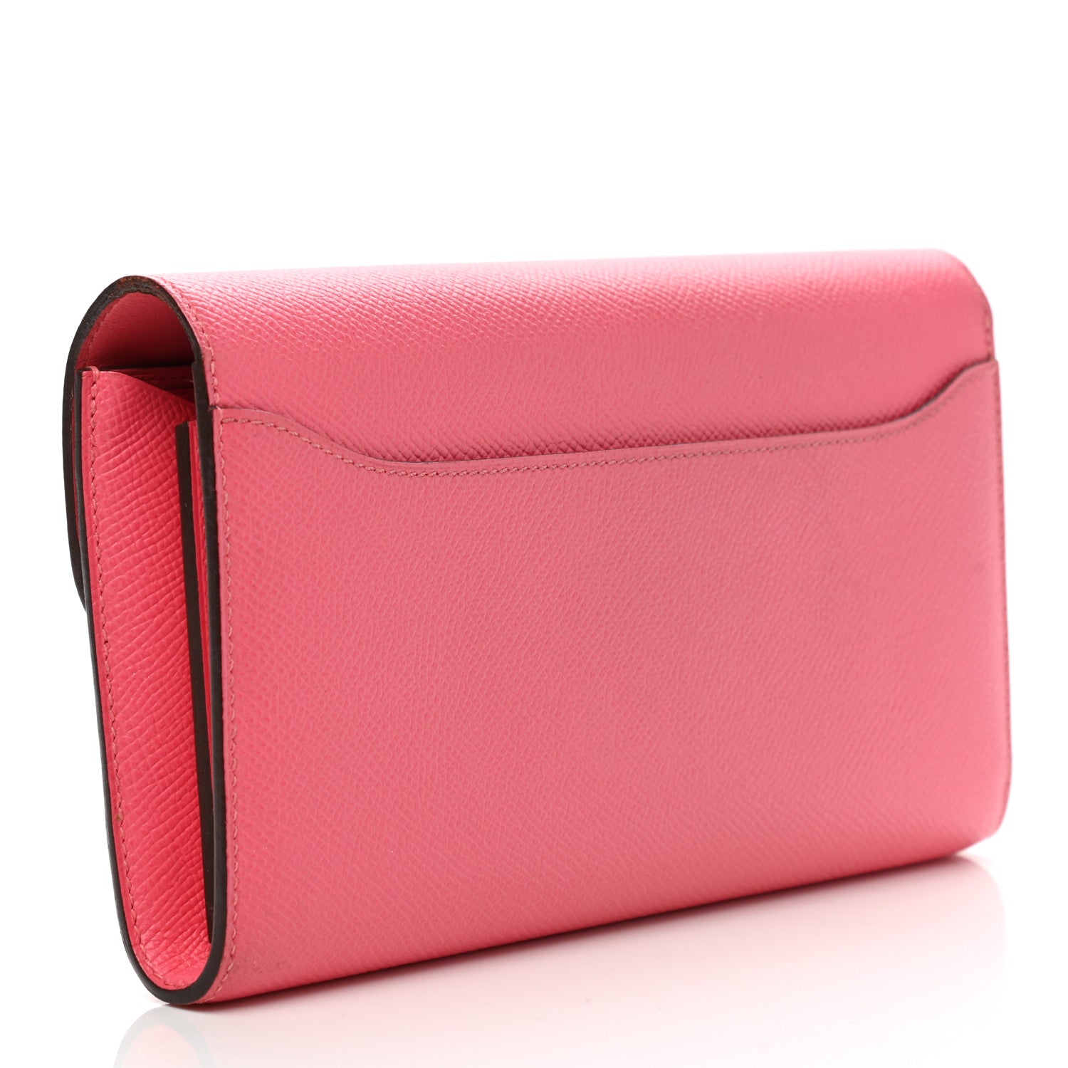 Hermes Epsom Constance Long Wallet Rose Azalee 3 of 17