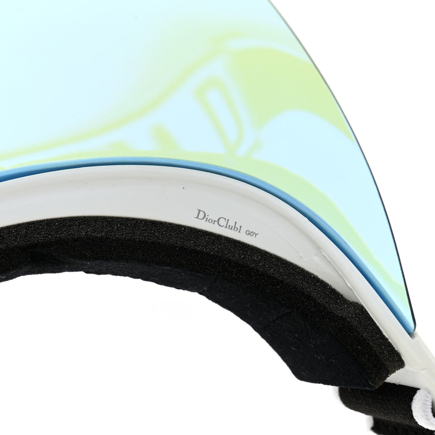 Mirrored DiorClub1 Sun Visor Blue
