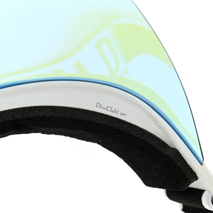 Christian Dior Mirrored DiorClub1 Sun Visor Blue 6 of 7