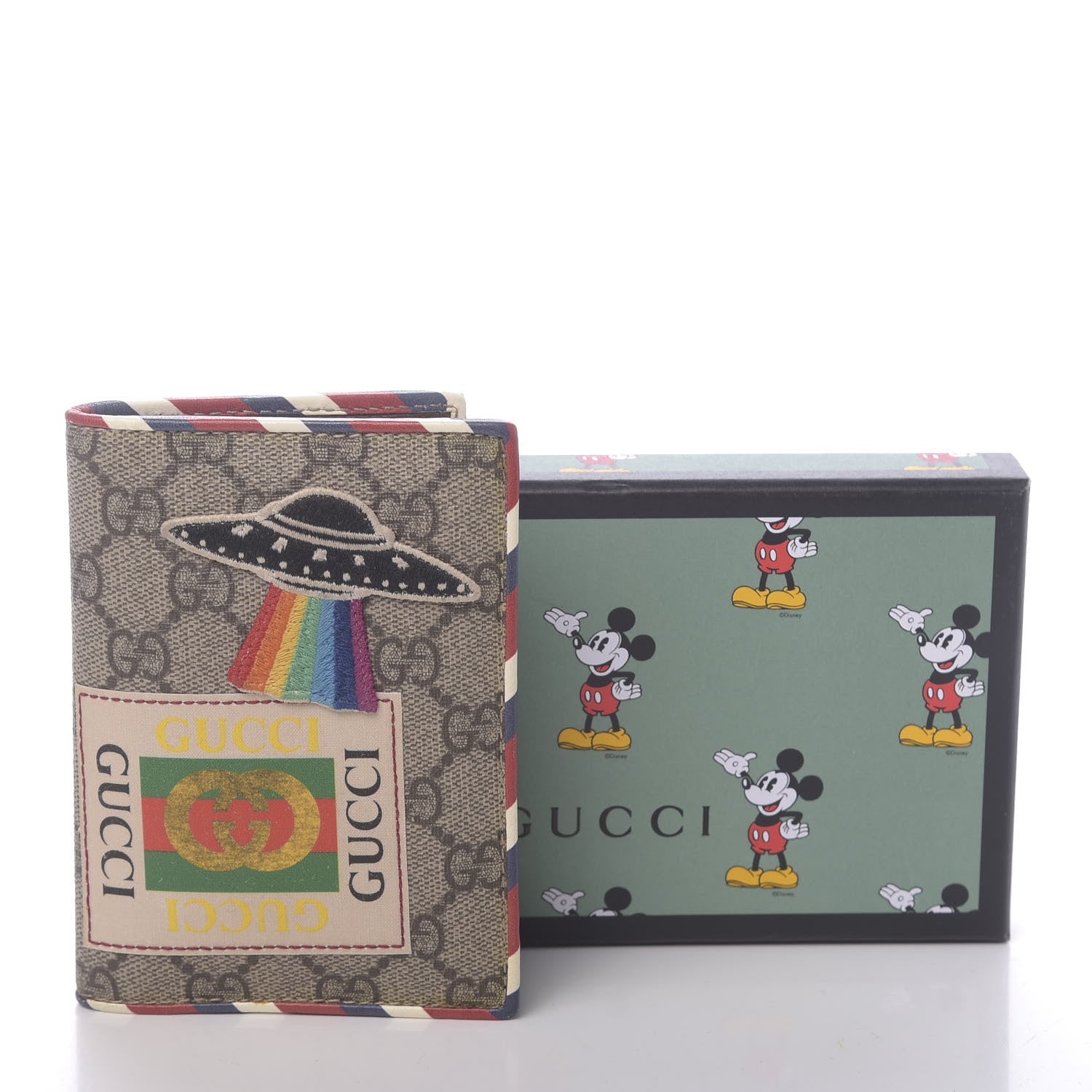 Gucci GG Supreme Monogram Courrier Passport Case 8 of 8