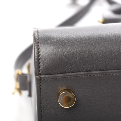 Saint Laurent Calfskin Small Monogram Cabas Grey 11 of 12