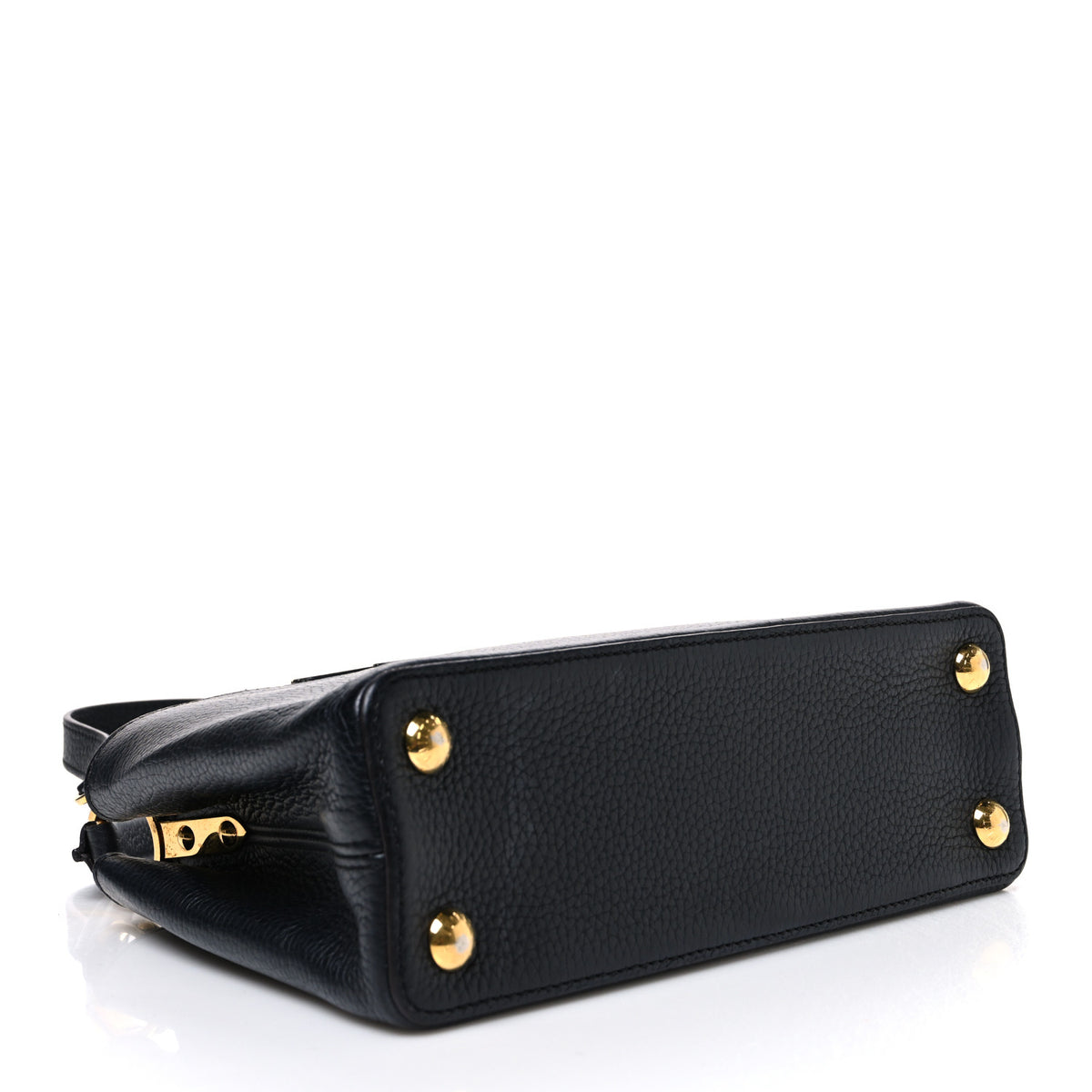 Louis Vuitton Taurillon Capucines BB Black 4 of 9