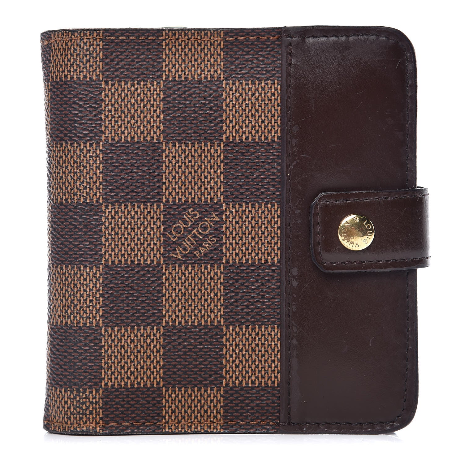 Louis Vuitton Damier Ebene Zippe Zipped Compact Wallet 1 of 8