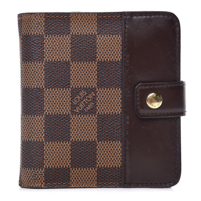 Louis Vuitton Damier Ebene Zippe Zipped Compact Wallet 1 of 8