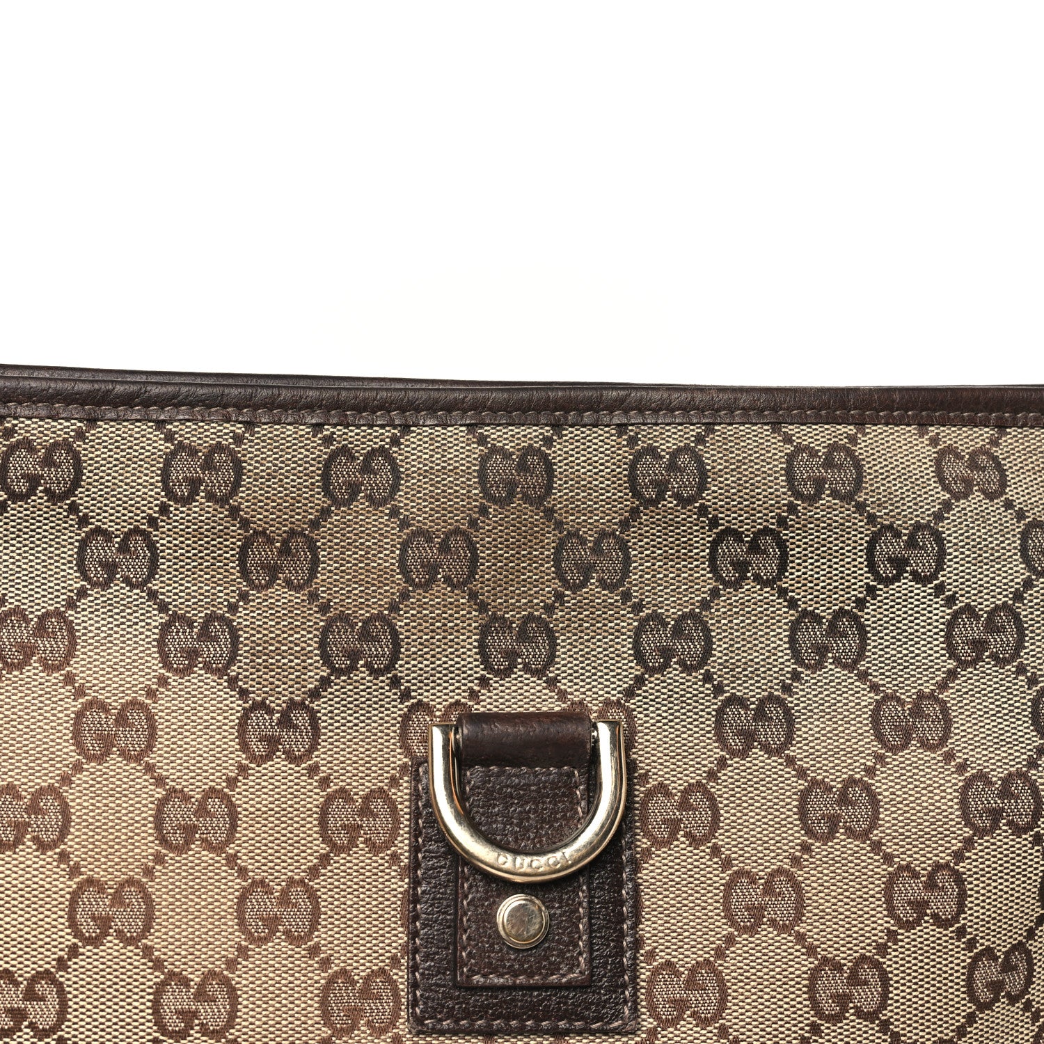 Gucci Monogram Abbey Messenger Bag Dark Brown 12 of 13