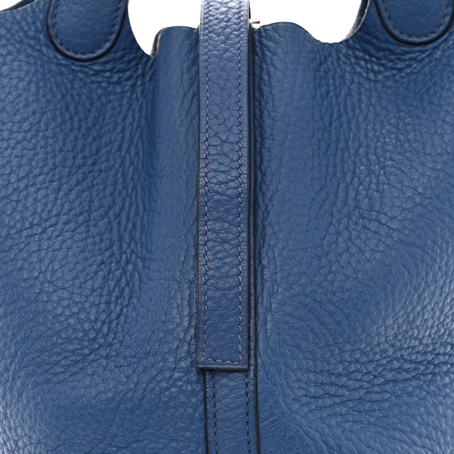 Hermes Taurillon Clemence Picotin 18 PM Bleu Agate 8 of 10