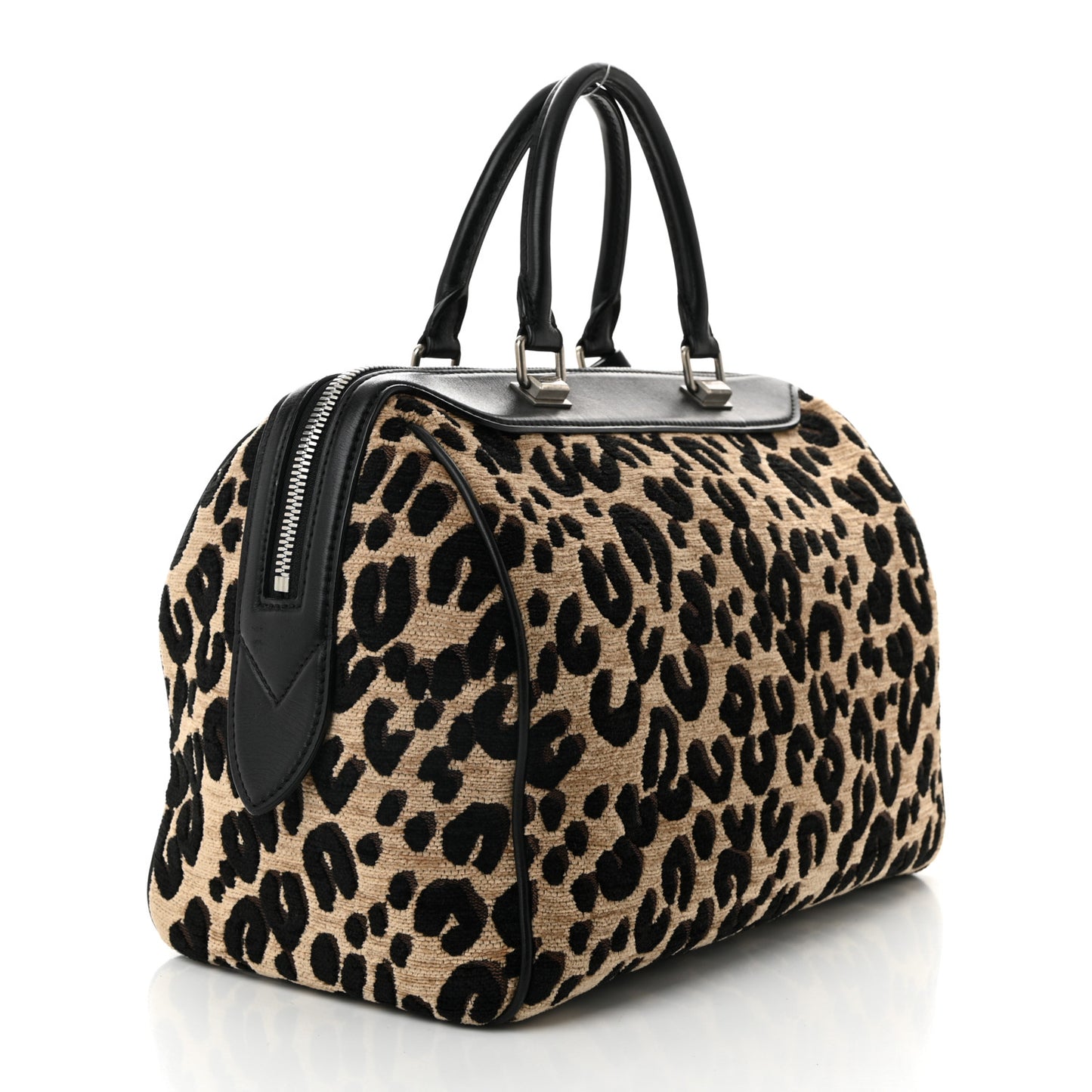 Jacquard Velvet Leopard Print Stephen Sprouse Speedy