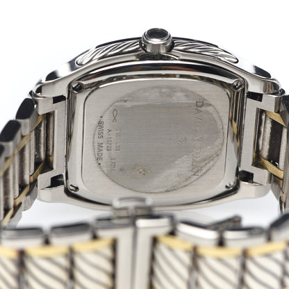 David Yurman Stainless Steel 18K Yellow Gold 35mm Thoroughbred Automatic Watch 5 of 7