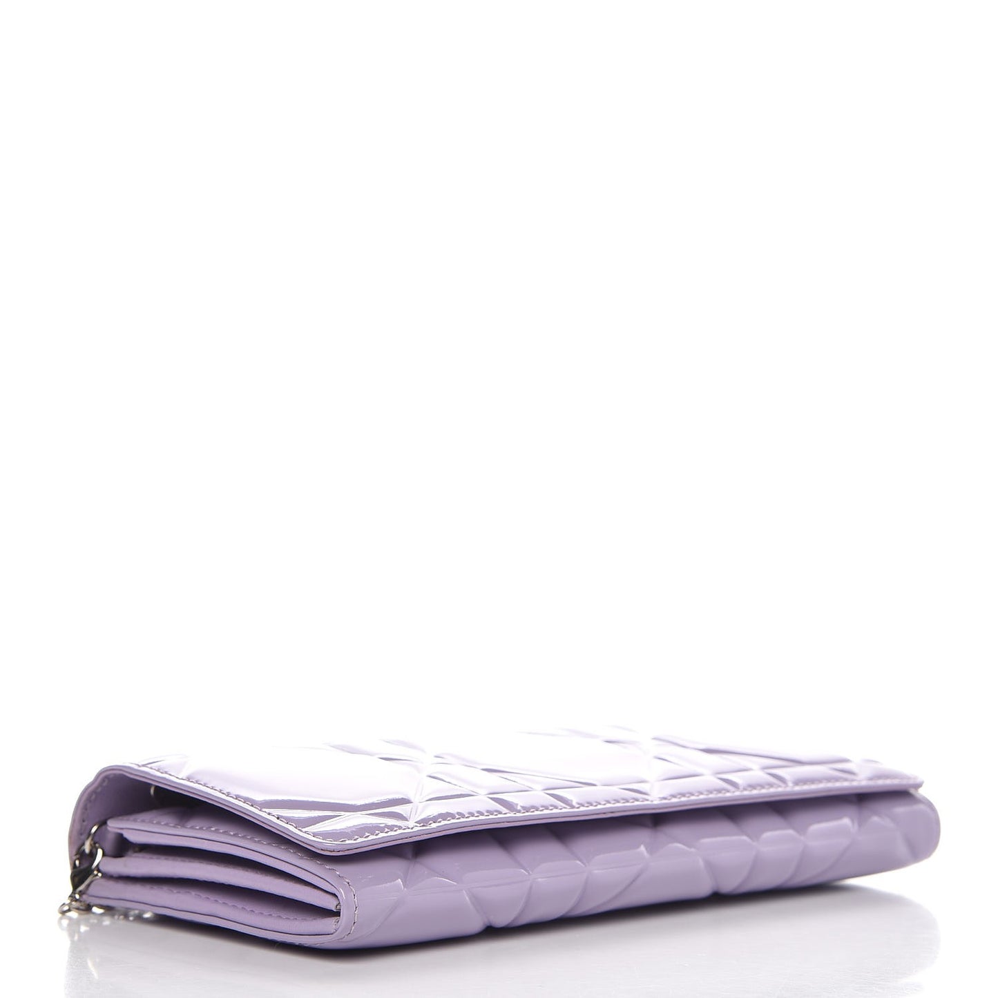 Patent Cannage Rendez-vous Chain Wallet Purple