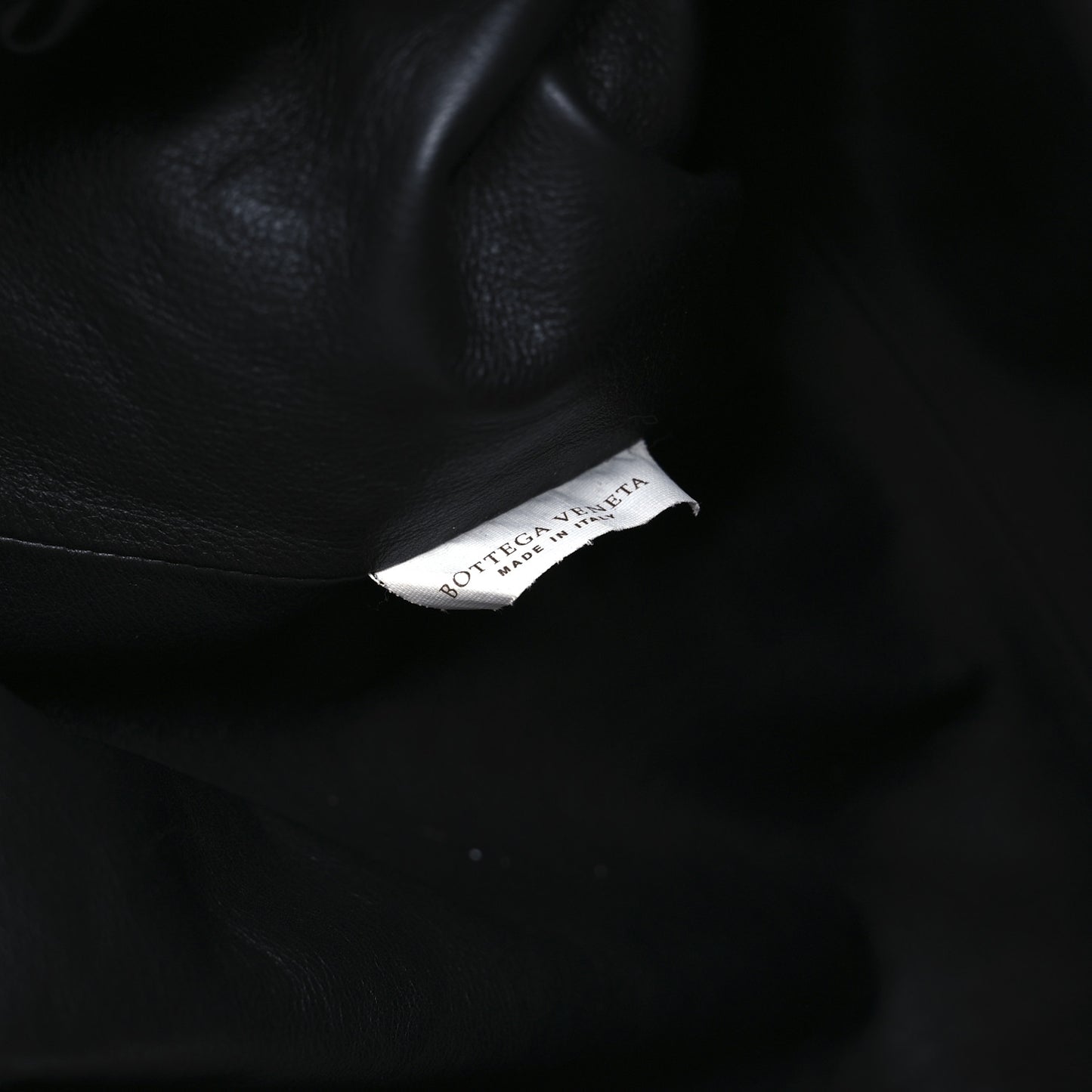 Smooth Butter Calf The Pouch Oversized Clutch Black