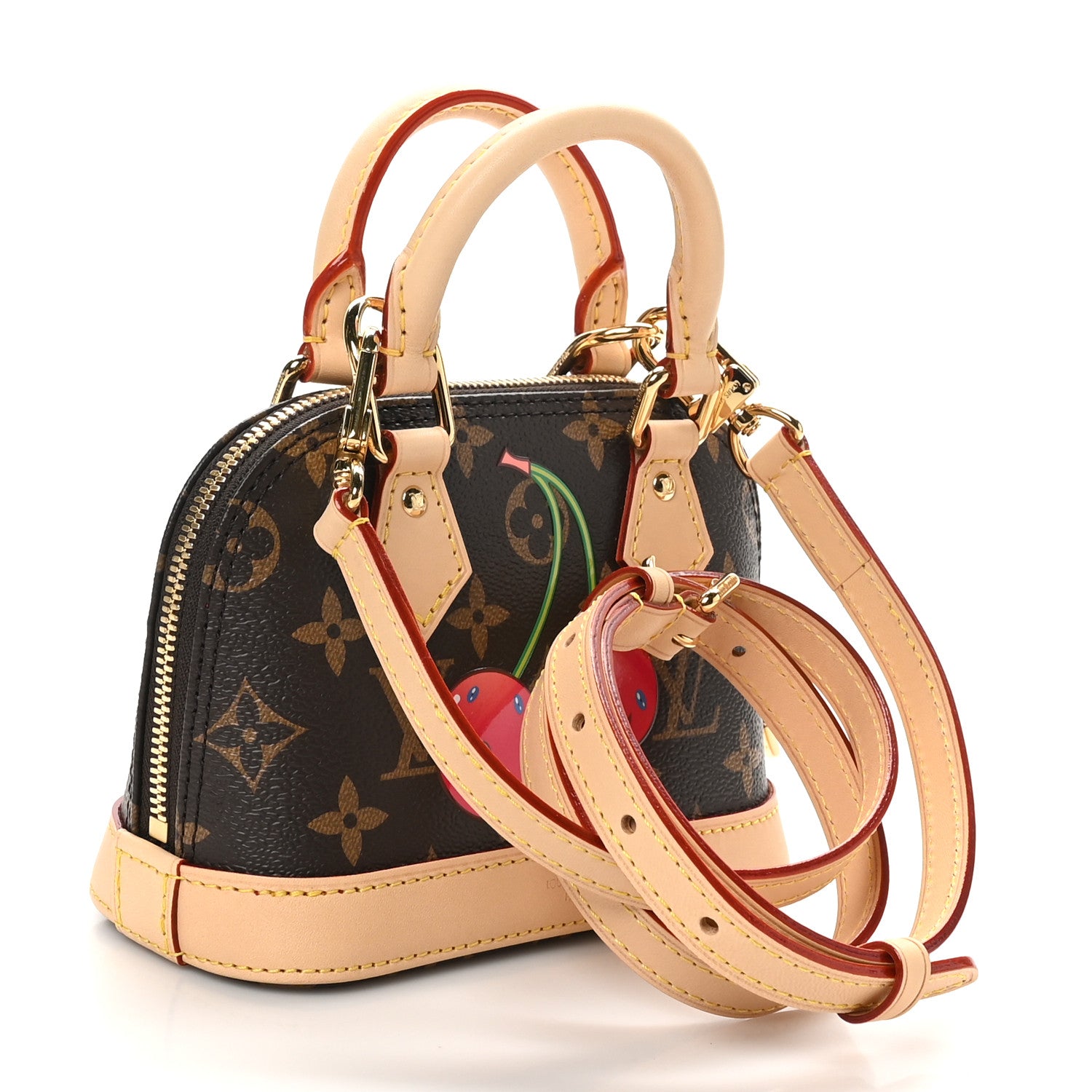 Louis Vuitton LV X TM Monogram Cerises Nano Alma 3 of 10