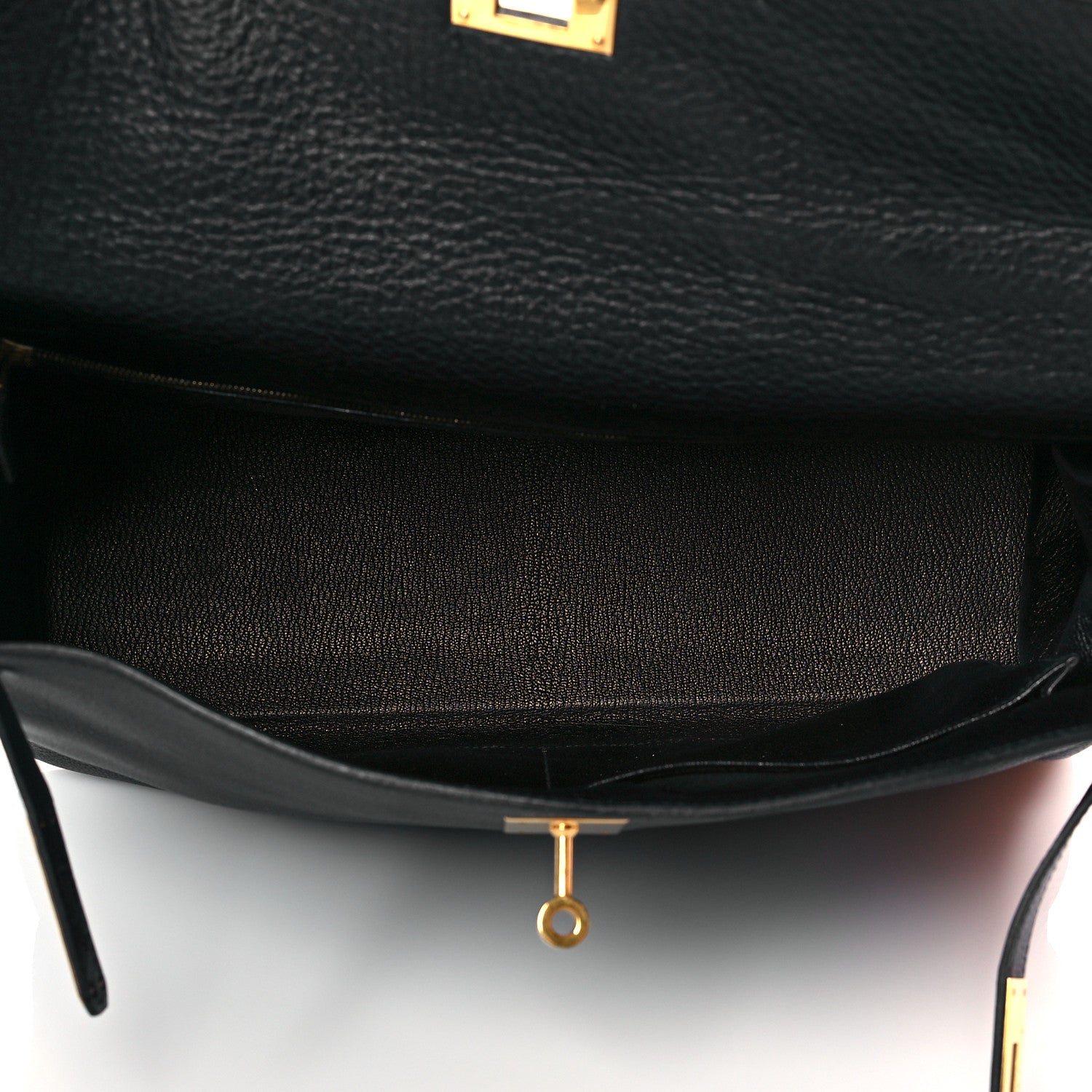 Hermes Taurillon Clemence Kelly Retourne 35 Black 4 of 11