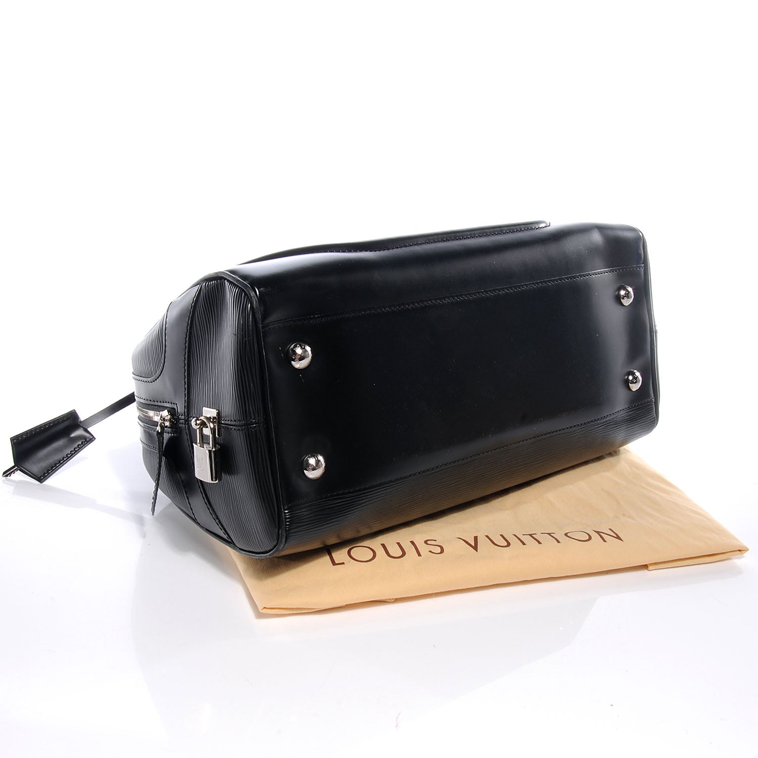 Louis Vuitton Epi Bowling Montaigne GM Black 4 of 9