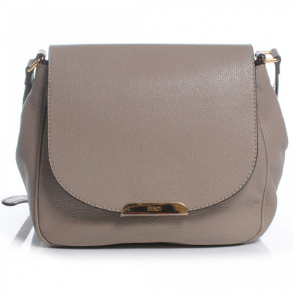 Fendi Vitello Small Messenger Bag Tortora 1 of 9