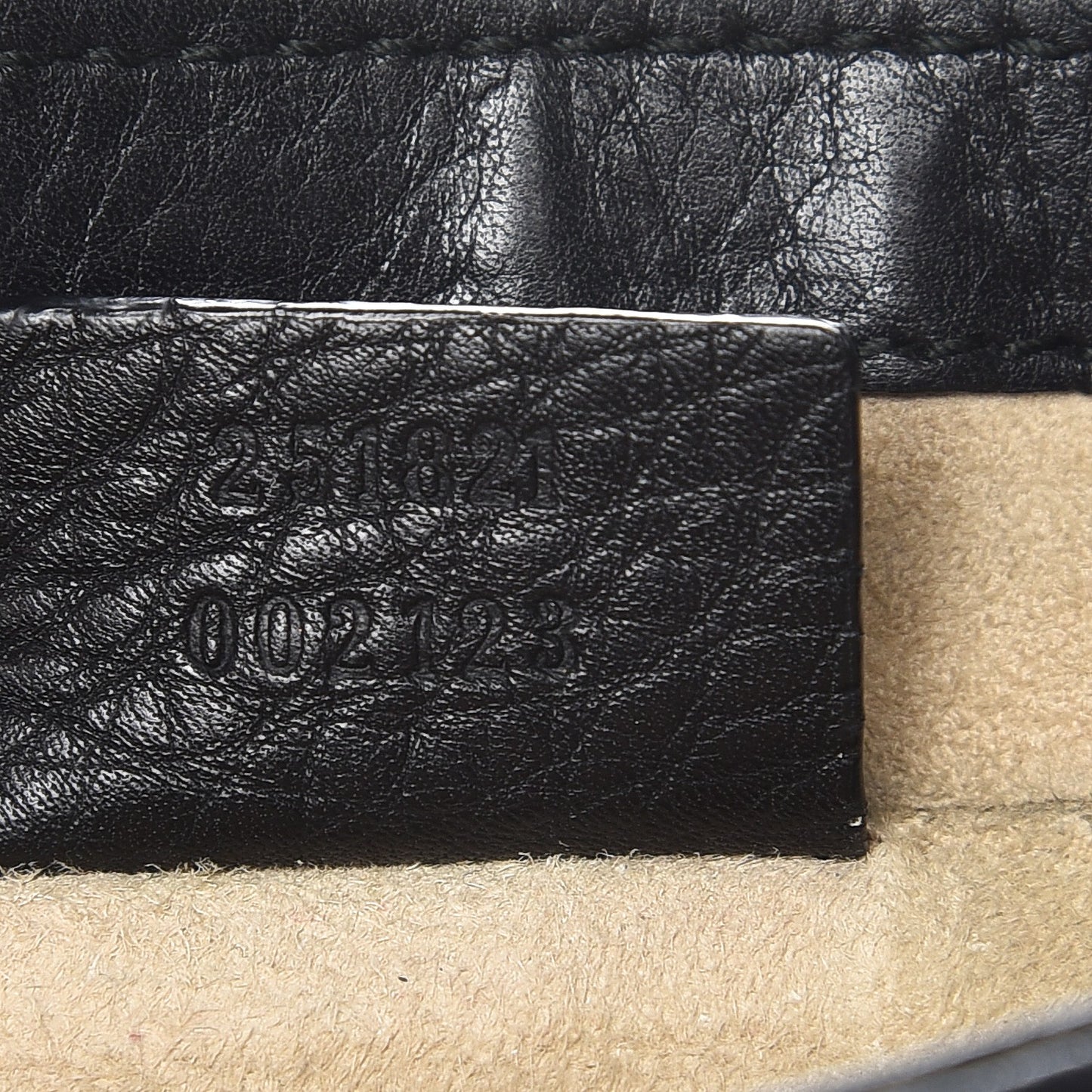 Pebbled Calfskin Small 1973 Chain Shoulder Bag Black
