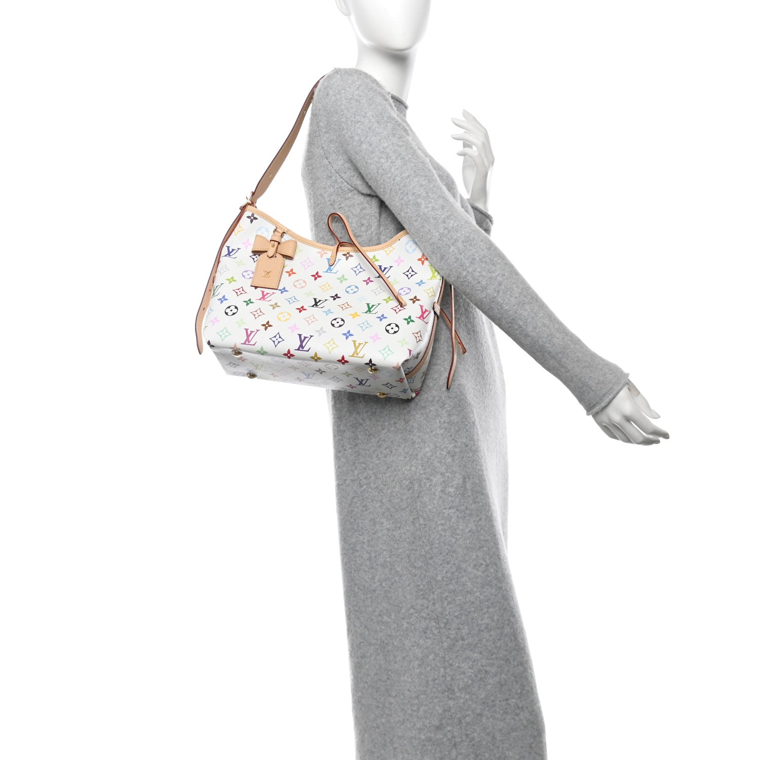 Louis Vuitton LV x TM Monogram Multicolor CarryAll PM White 2 of 10