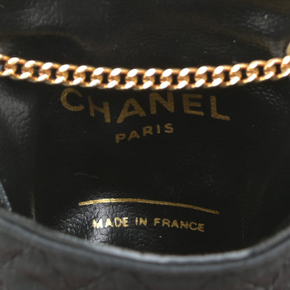 Chanel Grosgrain Quilted Micro Flap Bag Black 7 of 10