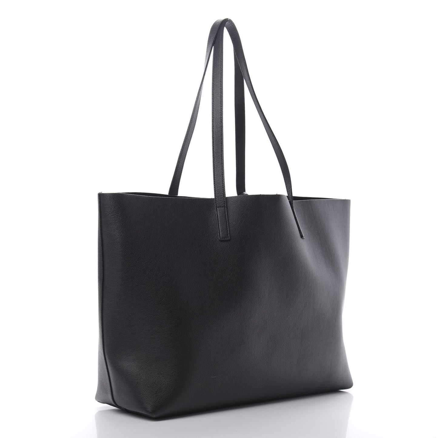 Calfskin Large Shopping Tote Black