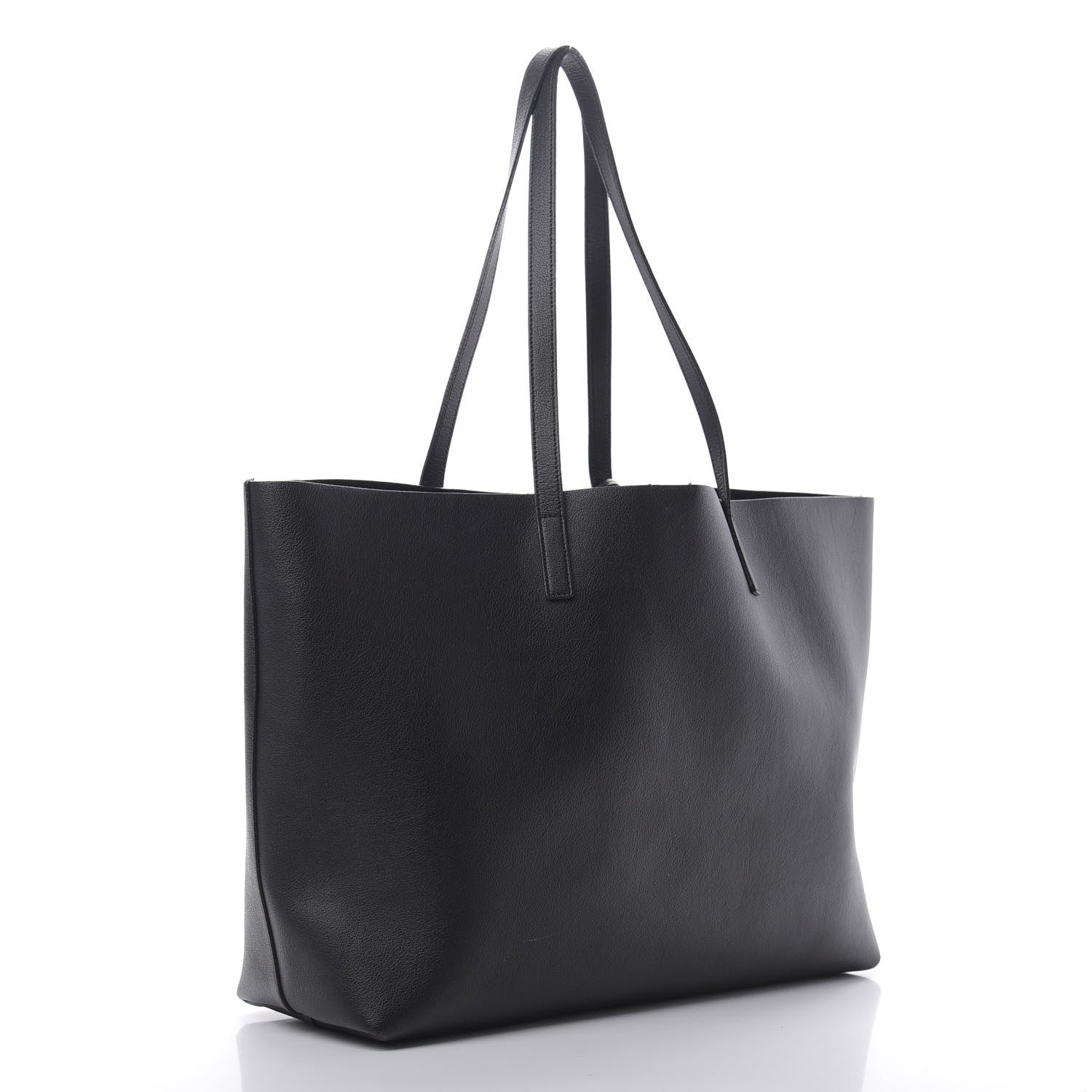 Saint Laurent Calfskin Large Shopping Tote Black 3 of 16