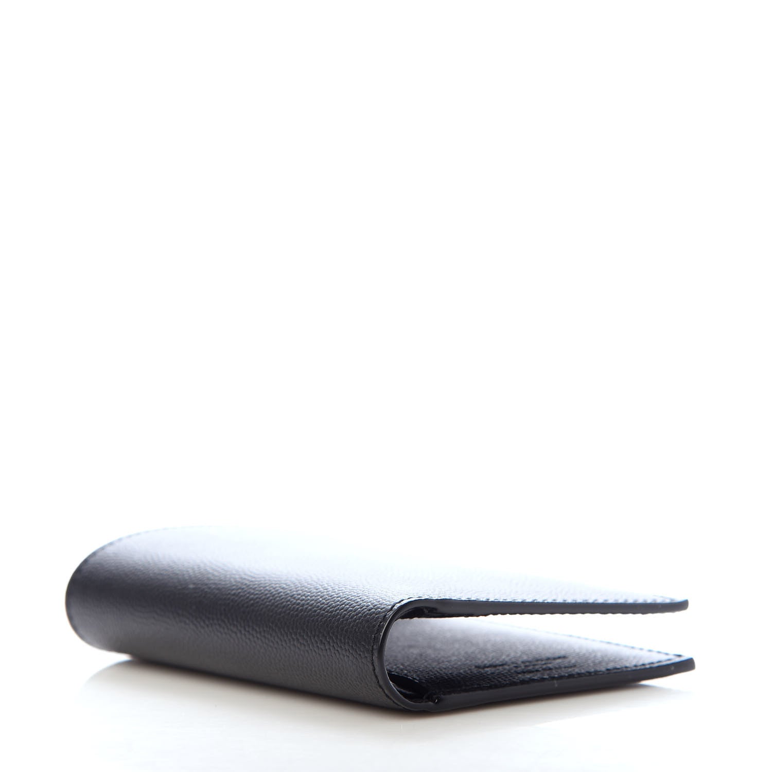 Saint Laurent Grain De Poudre Techno Credit Card Wallet Black 4 of 6