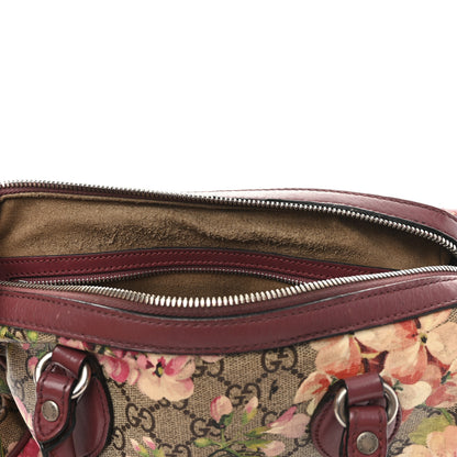 Gucci GG Supreme Monogram Blooms Small Boston Beige Multicolor Dry Rose 12 of 19