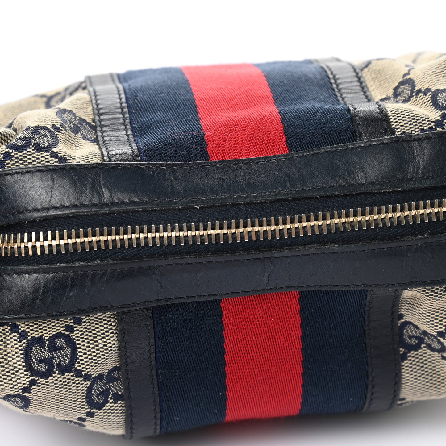 Monogram Web Small Cosmetic Case Navy