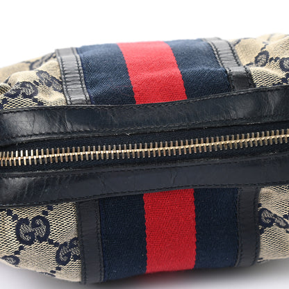 Gucci Monogram Web Small Cosmetic Case Navy 6 of 9