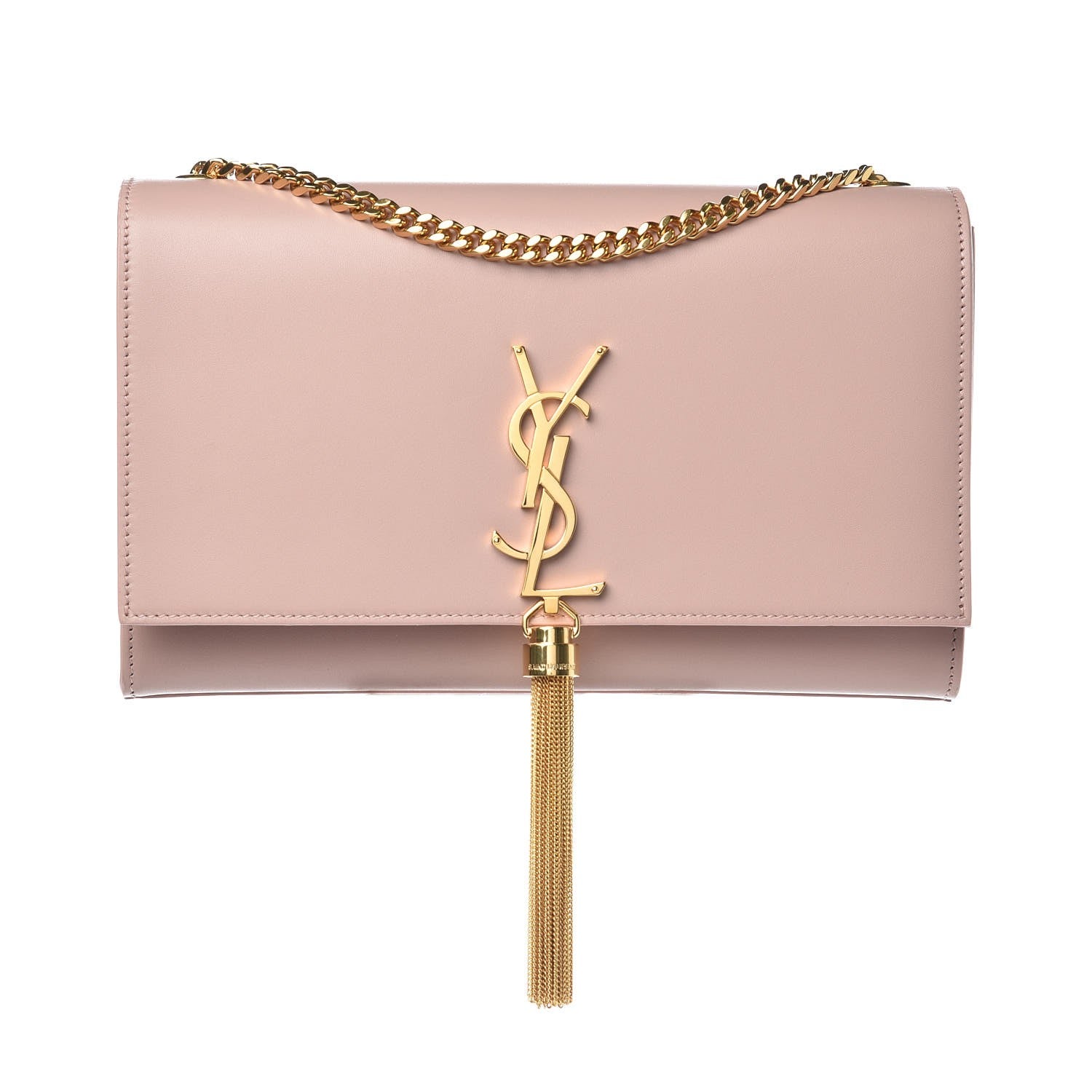 Saint Laurent Smooth Calfskin Medium Classic Monogram Kate Tassel Satchel Pink 1 of 7