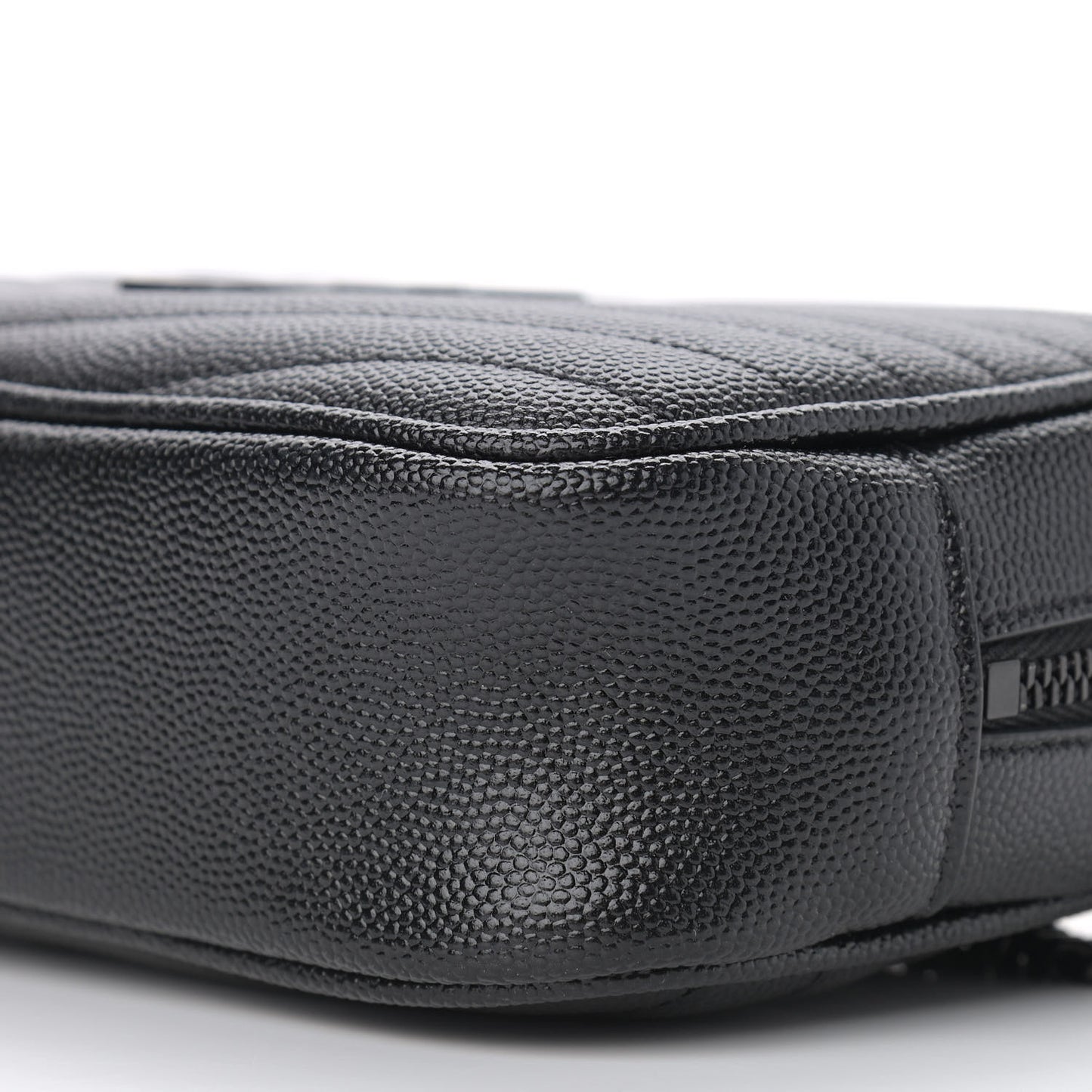 Grain De Poudre Matelasse Monogram Mini Lou Camera Bag Black