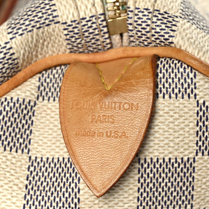 Louis Vuitton Damier Azur Speedy 30 7 of 13