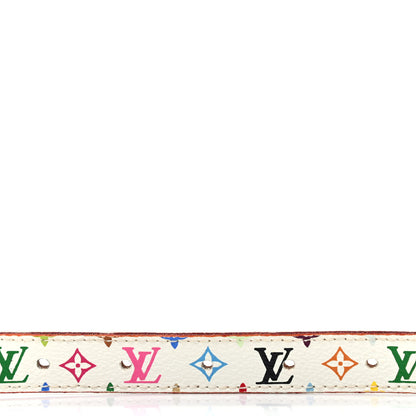 Louis Vuitton Monogram Multicolor Belt 90 36 White 6 of 7