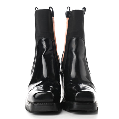 Louis Vuitton Patent Monogram Limitless Ankle Boots 40 Black 2 of 11