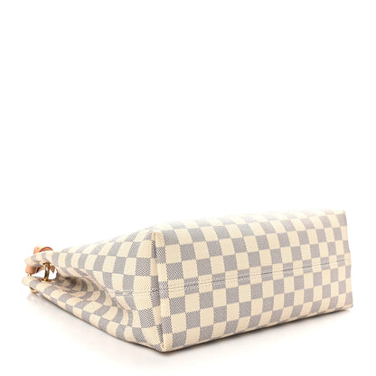 Louis Vuitton Damier Azur Graceful PM Rose Ballerine 4 of 9